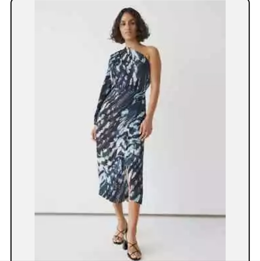 Stockholm Atelier & Other Stories Blue Dress Sz 6 Women